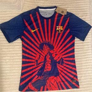 Nike Navy & Red FC Barcelona Graphic Soccer
